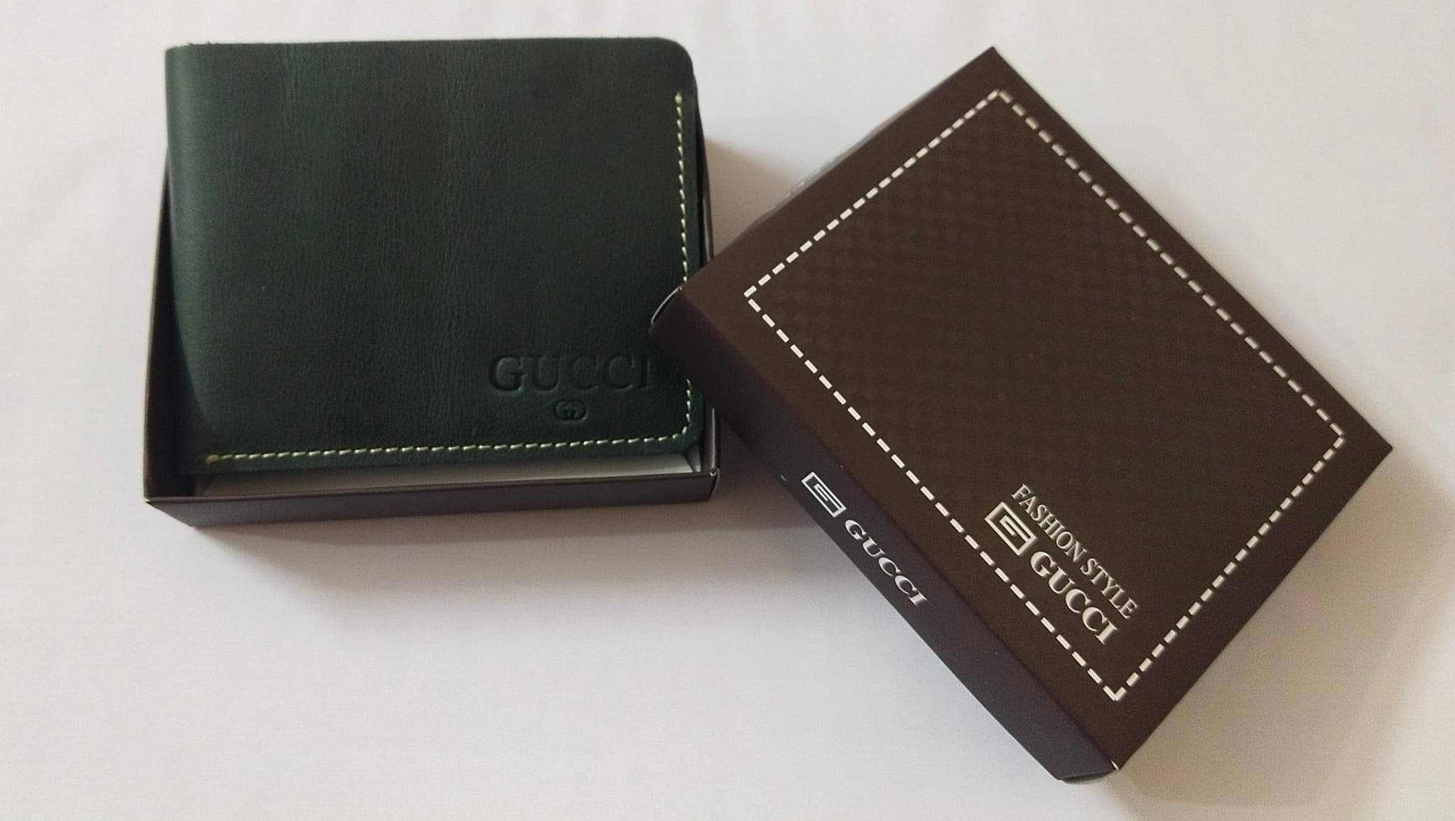 Green Genuine Leather Men’s Wallet